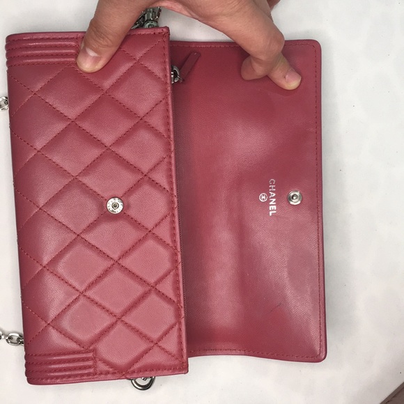 Authentic Chanel Boy long wallet / WOC - Picture 5 of 15